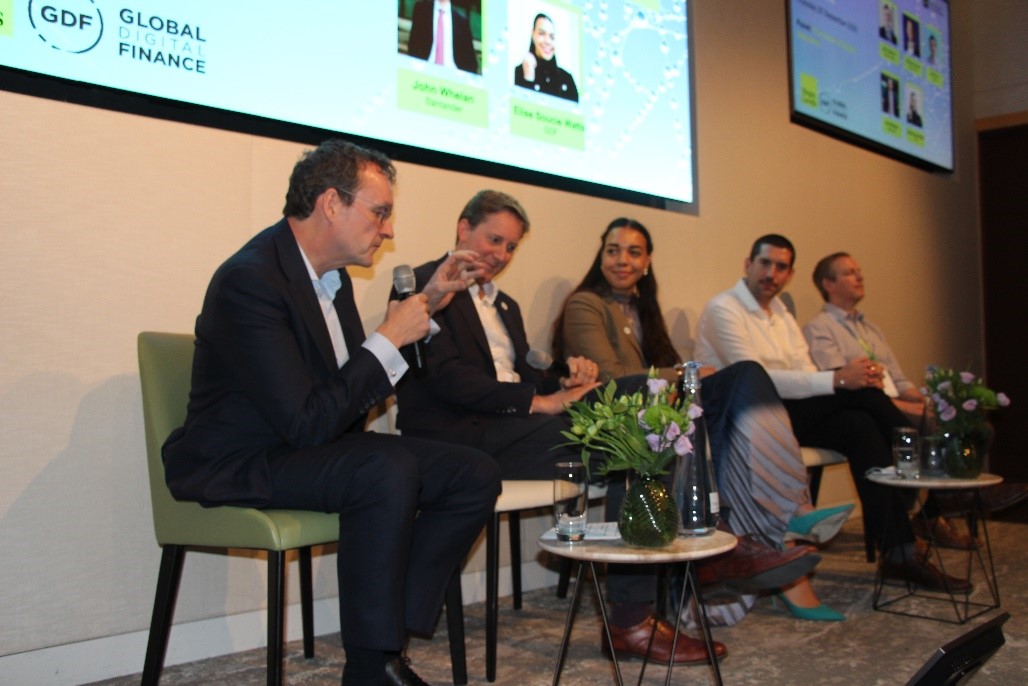 Digital Assets Summit 2025 panel - John Salmon, Richard Crook, Elise Soucie Watts, Will Paul and John Whelan